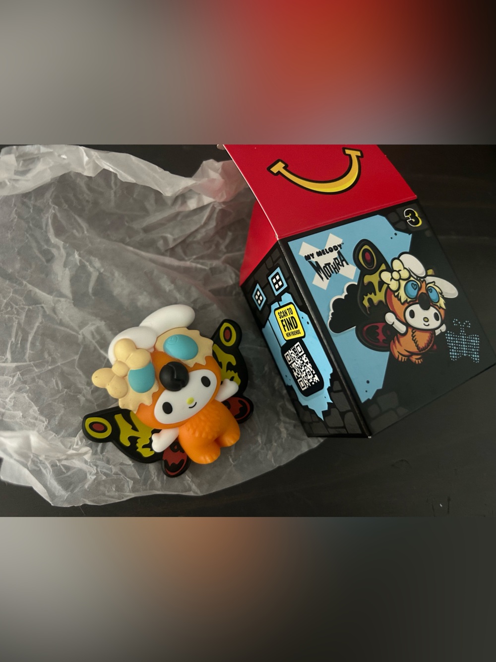 Hello Kitty mcDonald’s Collab my melody mothra